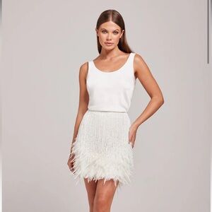 Nadine Merabi Beaded Skirt - Small